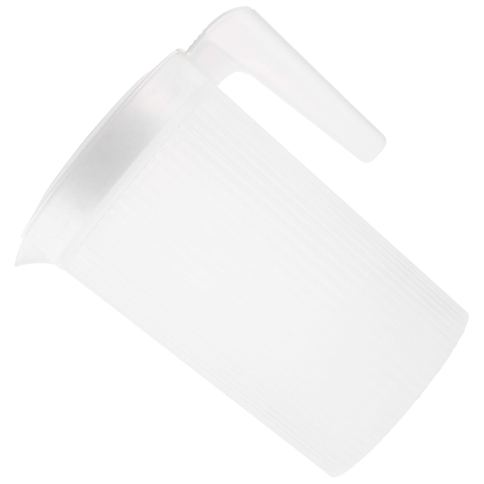 Transparent Pitcher with Lid for Home Use Suitable for Water Juice Tea Milk Beverages 1.5L