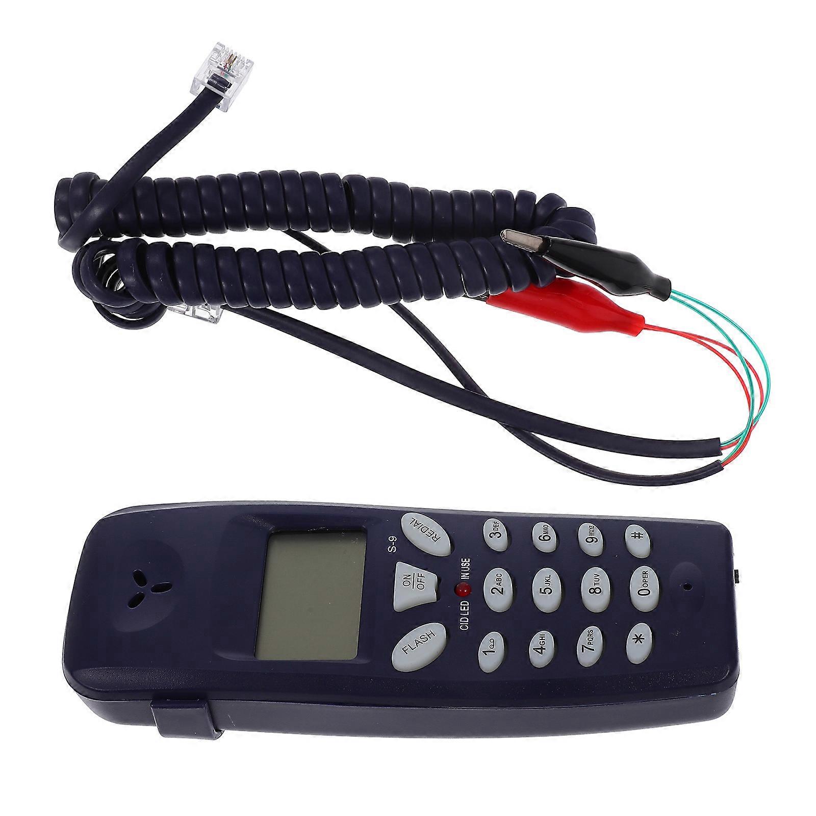 Replacement Phone Tester With Technology For Telephone Tester Black Color 1Pcs