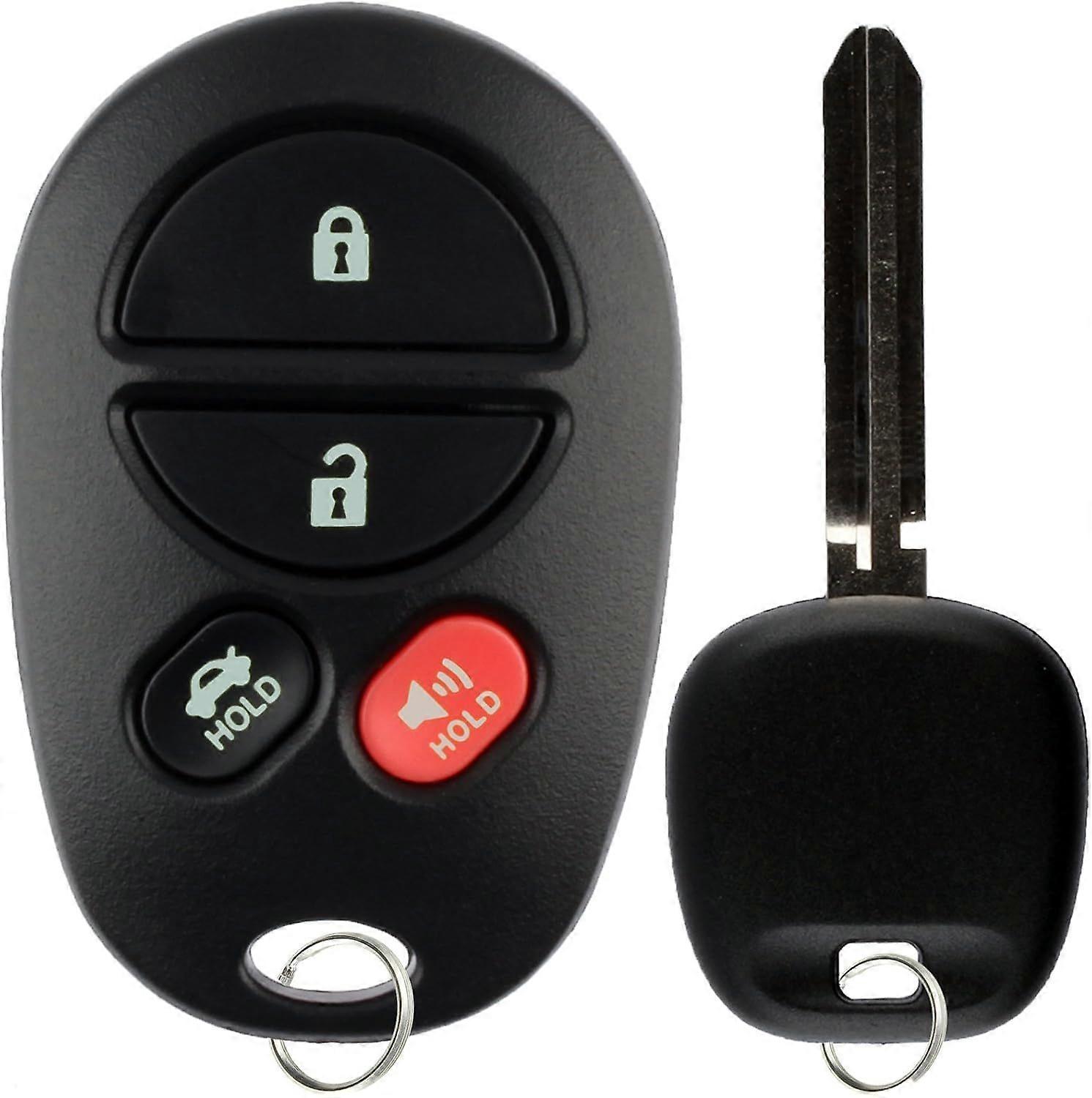 2025 Newest KeylessOption Keyless Entry Remote Control, Uncut Car Key, Suitable