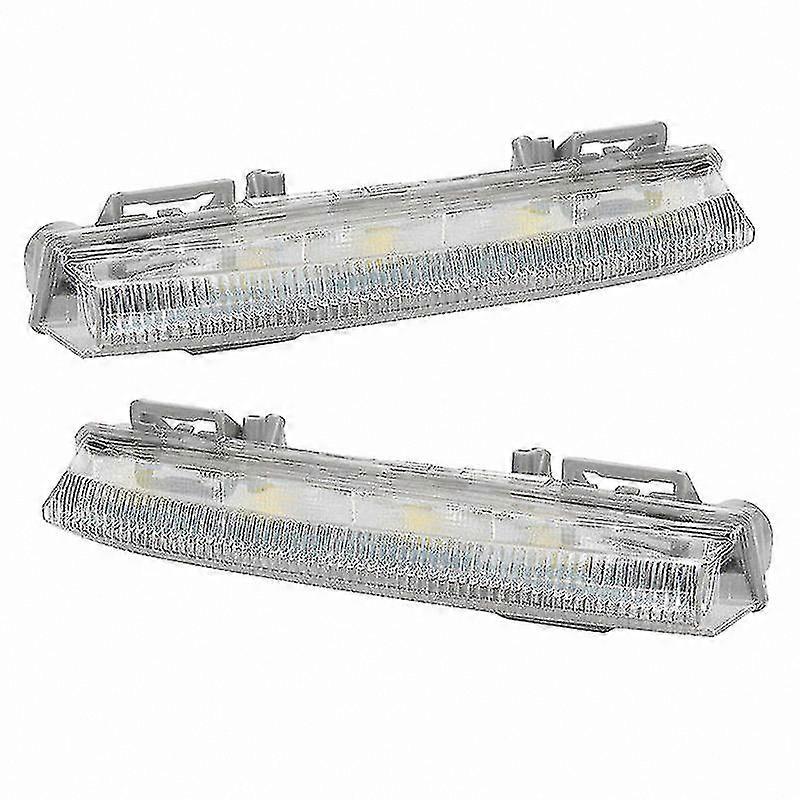 2pcs Front DRL Fog Lamps Compatible with W204 W212 C250 C350 E350 A2049069000