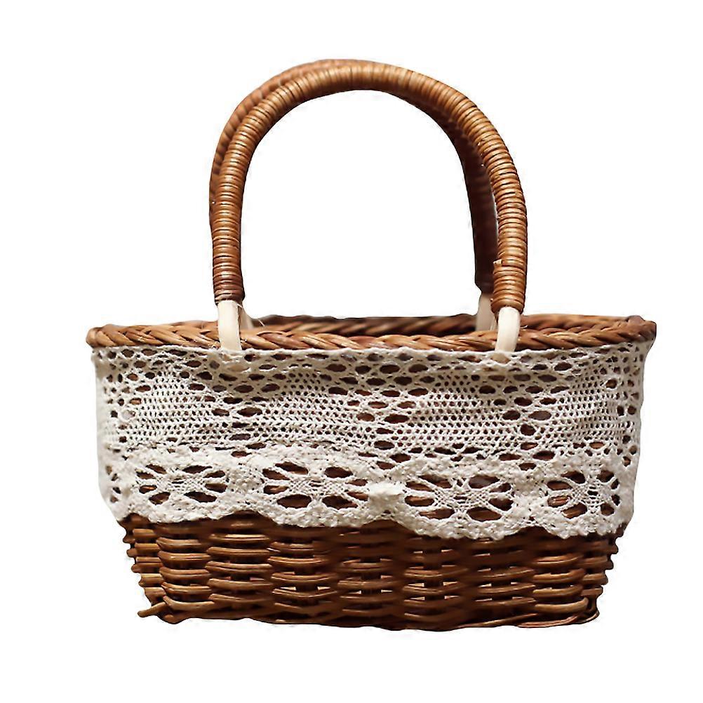 Here's a polished and engaging product description for your **Handmade Willow Flower Basket**:
### πΏ 1pc Handmade Willow Flower Basket β Elegant