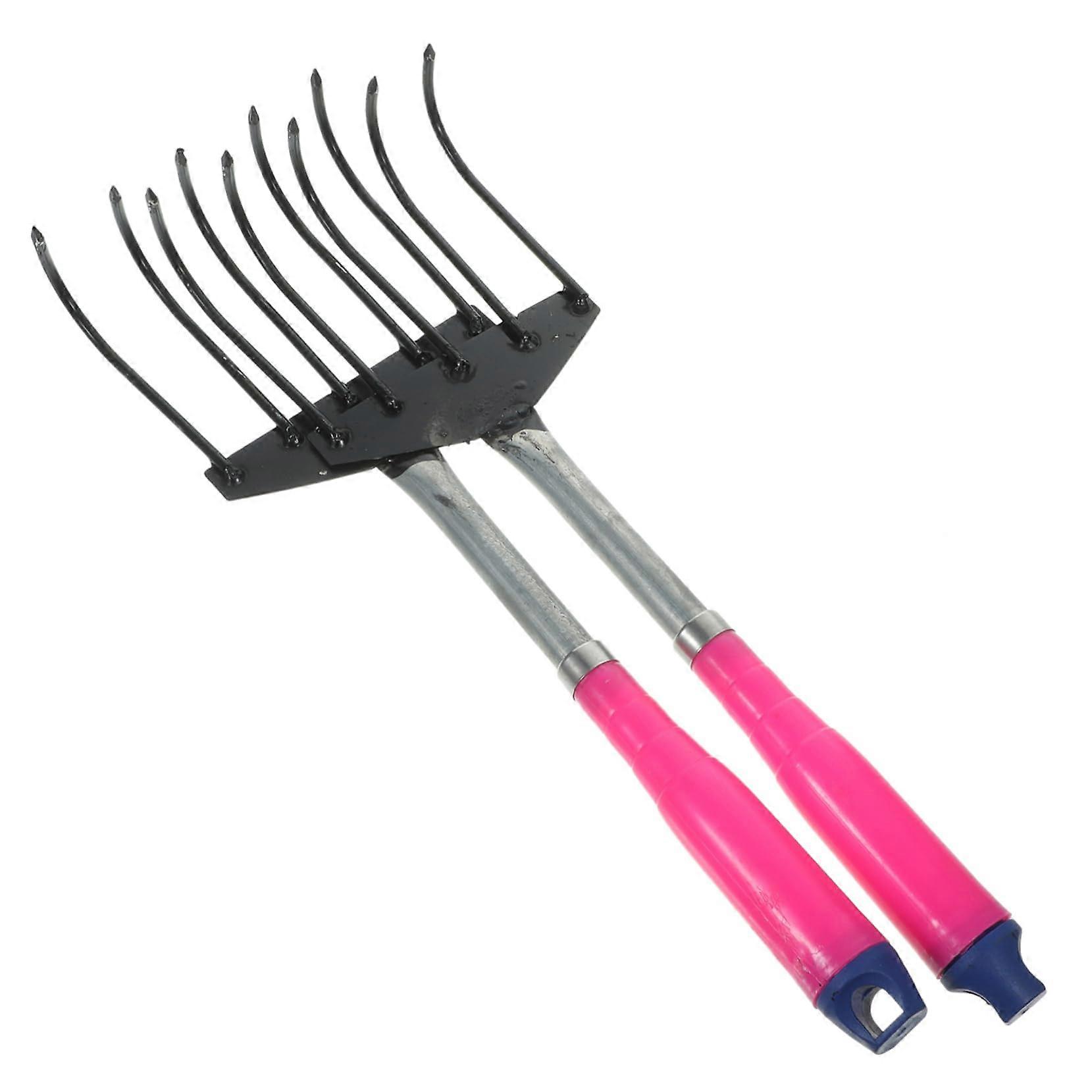 Professional Soil-Loosening Claw 2-Piece Durable Hand Cultivator for Planting and Digging Assorted Colors