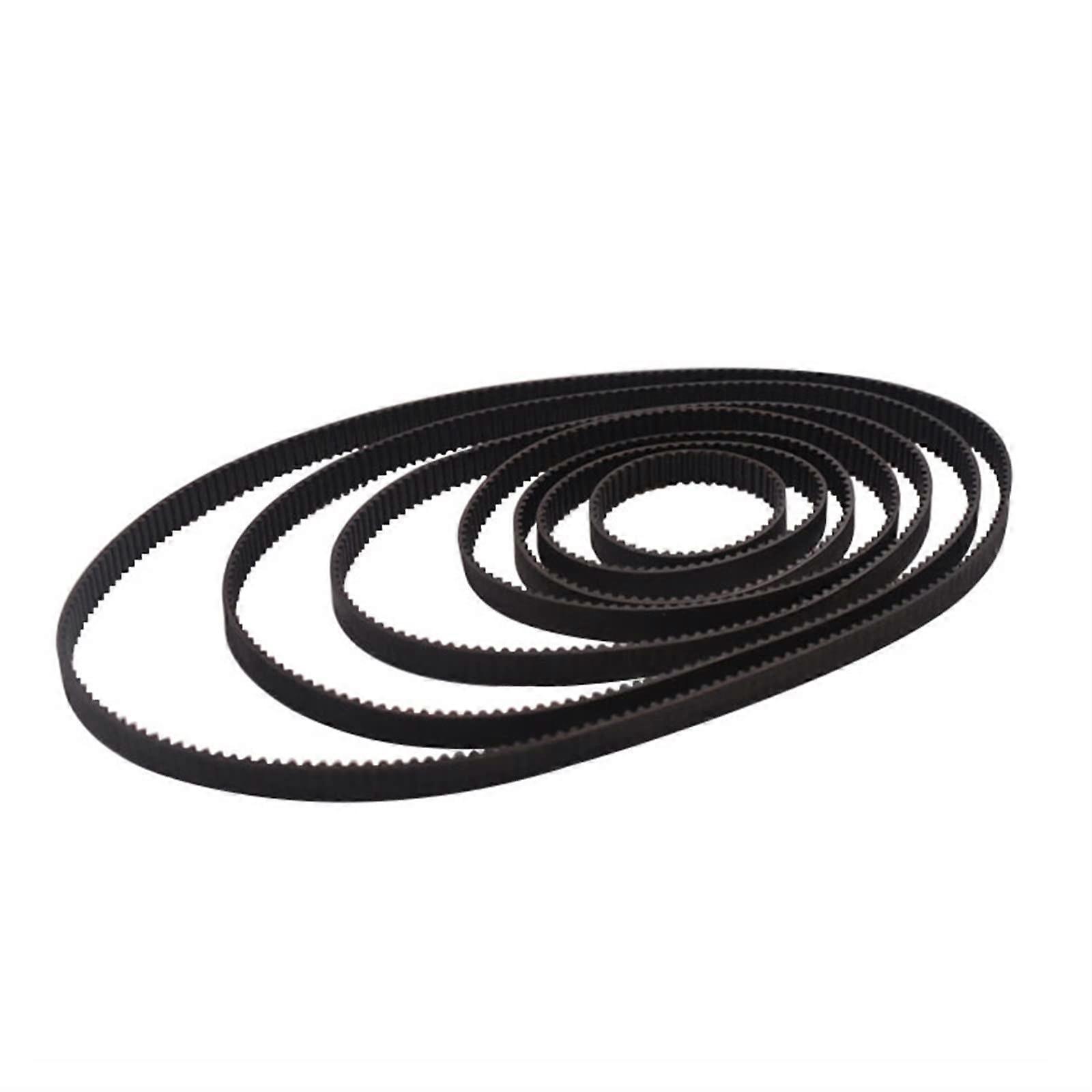 Ctongrun-Timing Belt S2M Rubber Timing Belt, 4/6/10/15 Mm Width, S2M Pitch, 220-260 Mm Length, 118T, 1 Piece