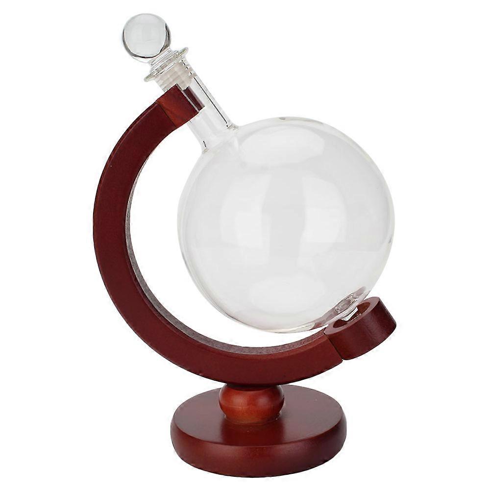 Globe Whiskey Decanter with Holder Rack for Bar 500ML Glass Multi