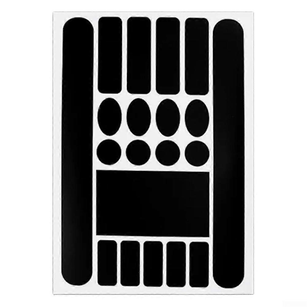 Bike Chainstay and Frame Stickers, Matte Black, Durable Protection, Custom Fit, Compatible with All Bicycle Models