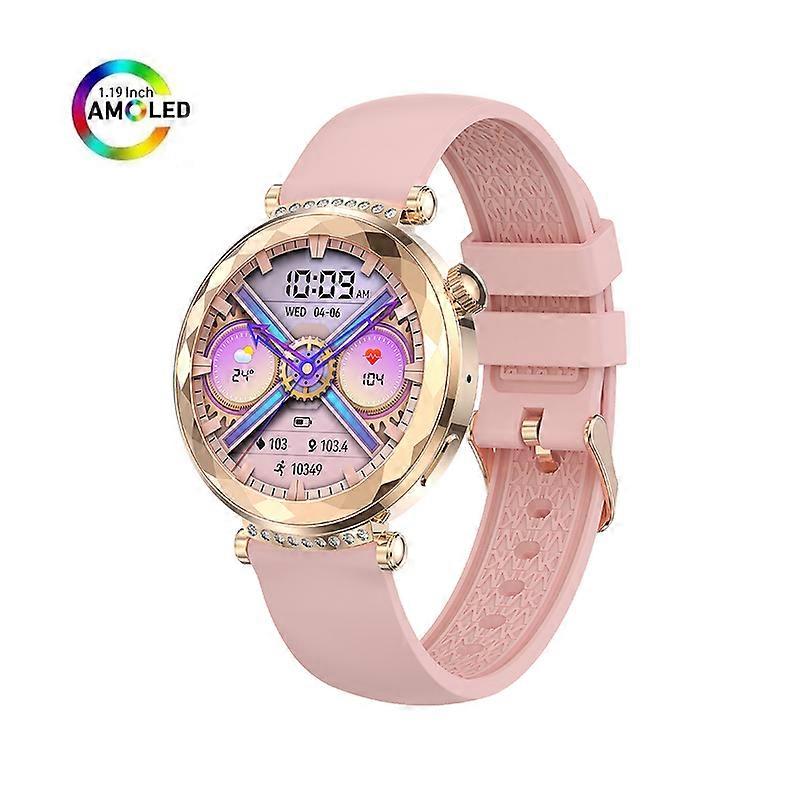 HK88 AMOLED Smartwatch with Bluetooth Calling (Pink)