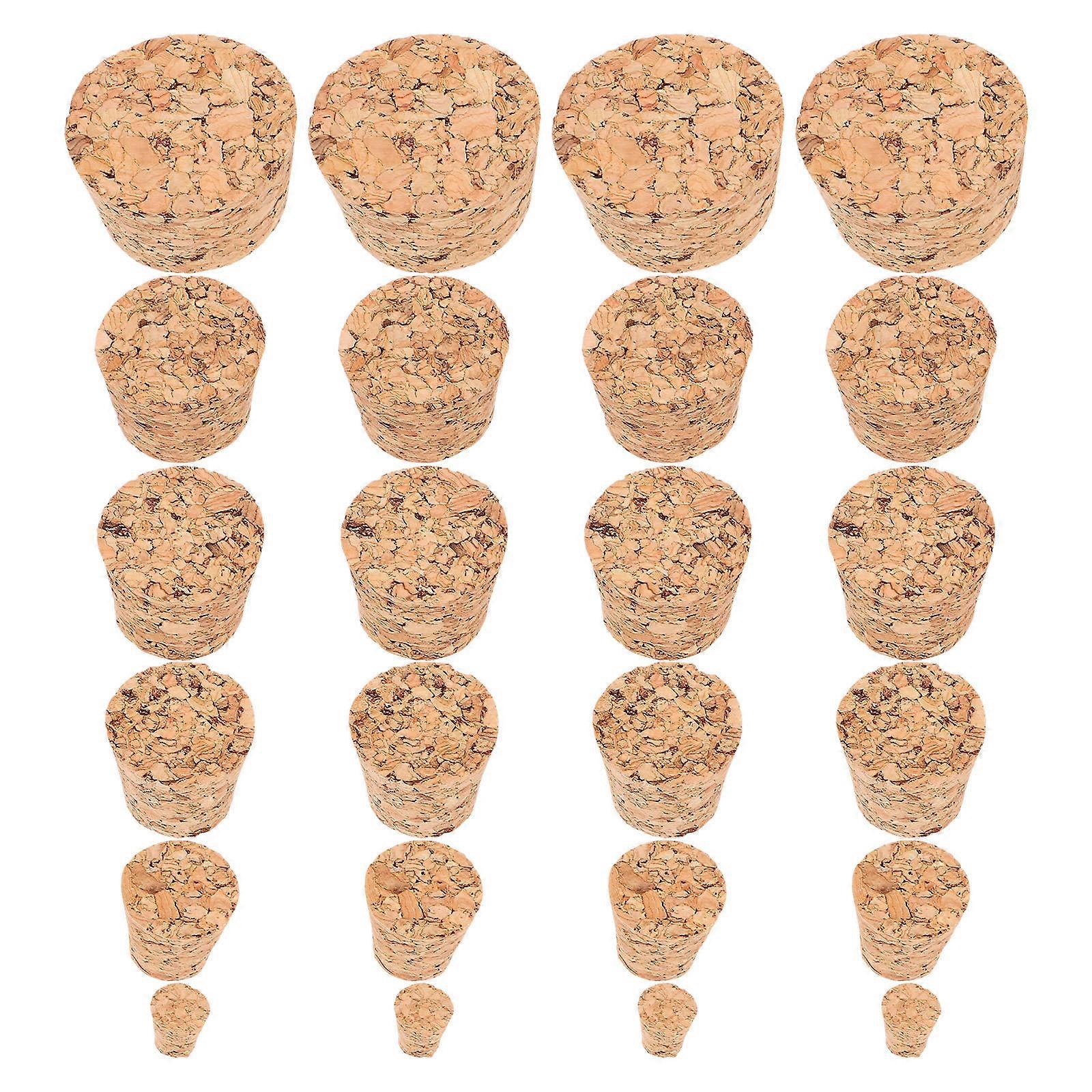 Stoppers with ConeShaped Design for Various Sizes Light Yellow