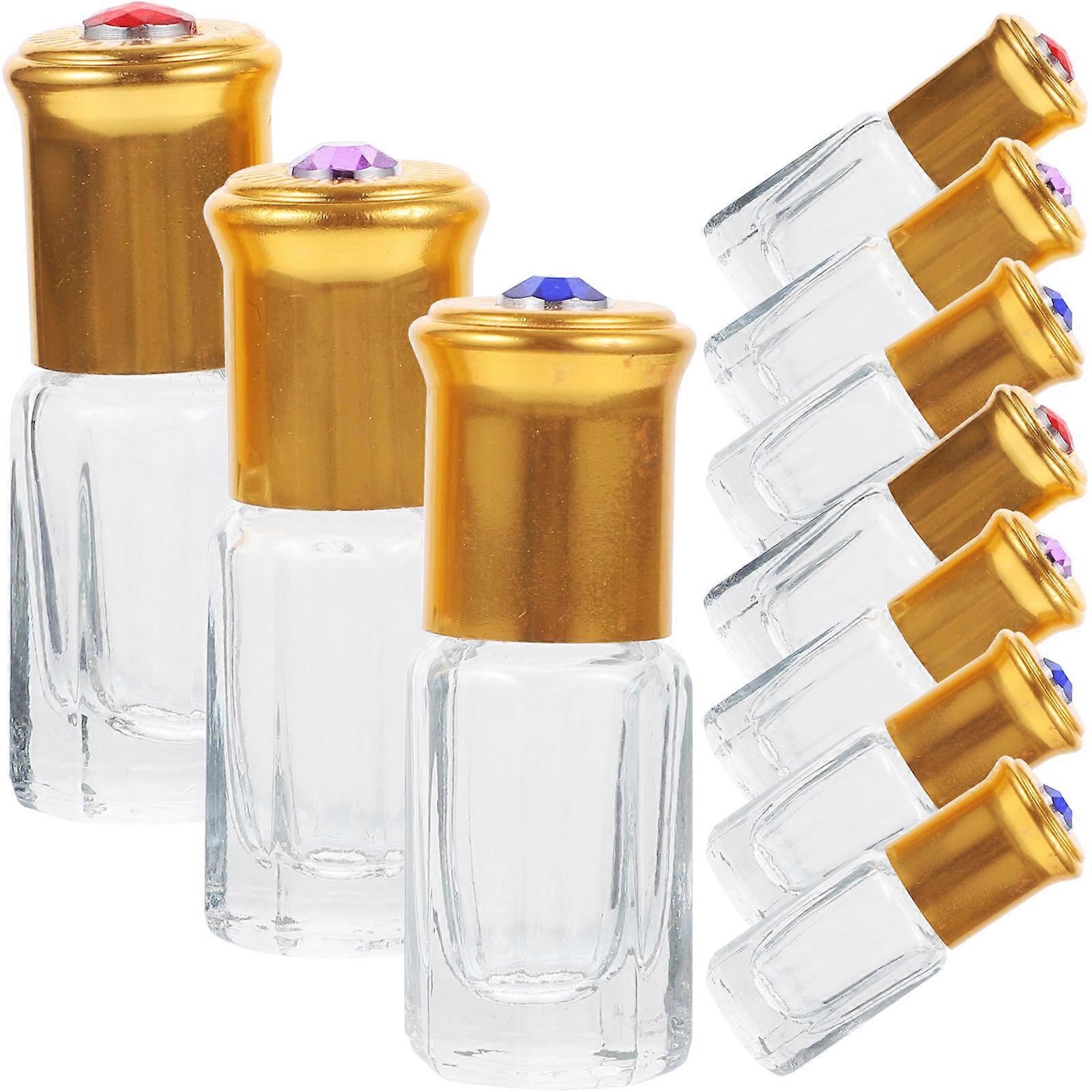 10 Pcs Roll on Bottles Perfume Travel Bottles for Women Random Color