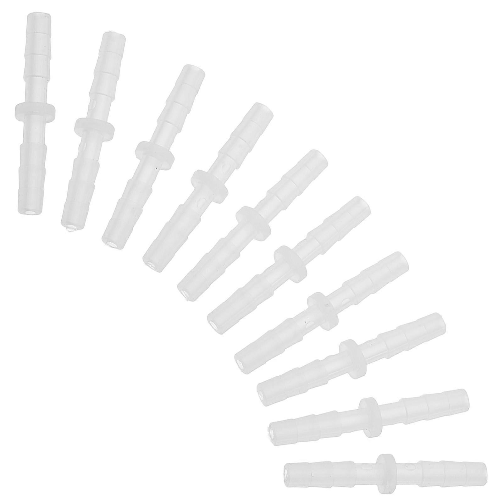 Drip Tubing Connectors For Gardening Sealing Capabilities Pyramid-shaped Connector 10Pcs
