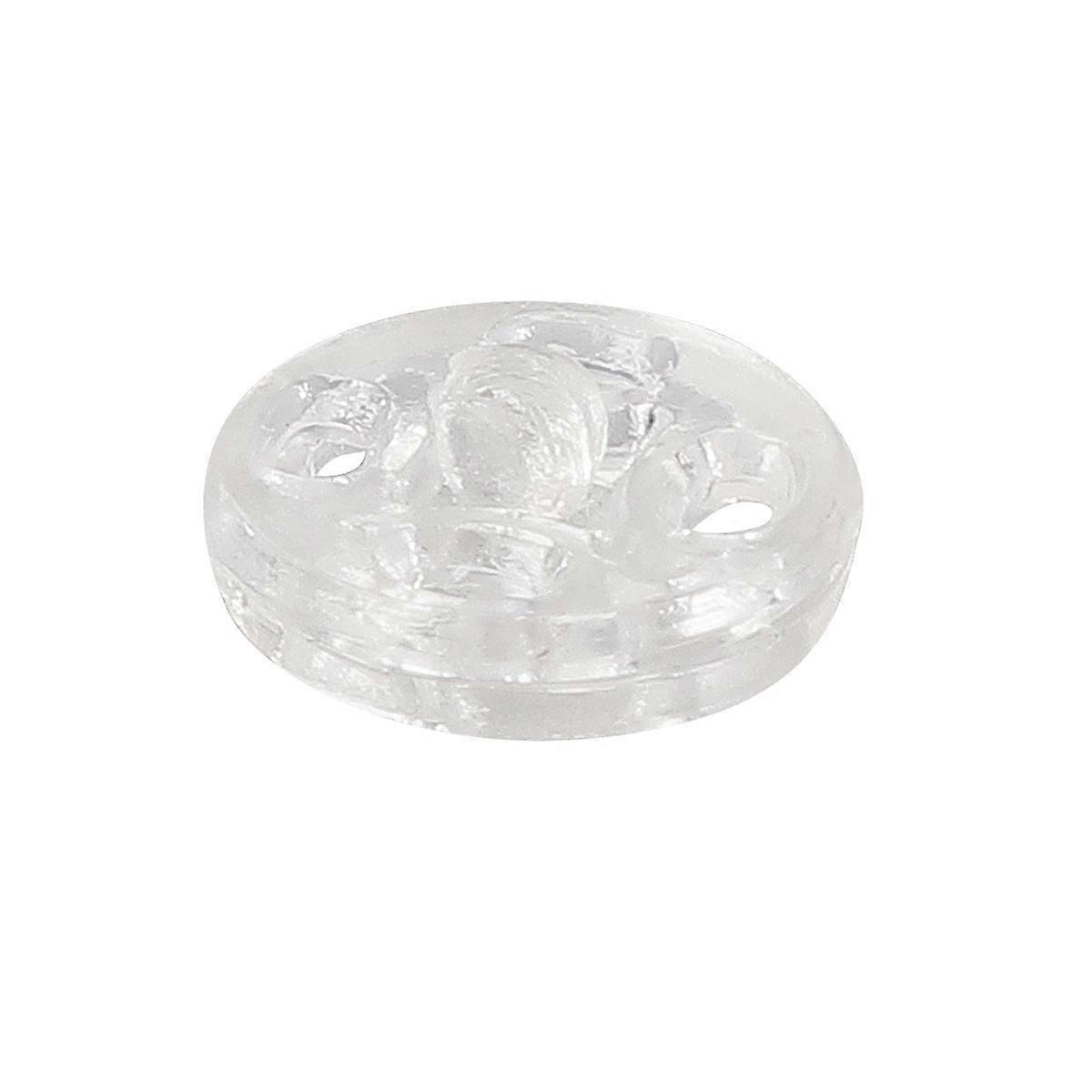 Transparent Plastic Snap Buttons for Clothes Sewing Crafts with Smooth Surface 13MM