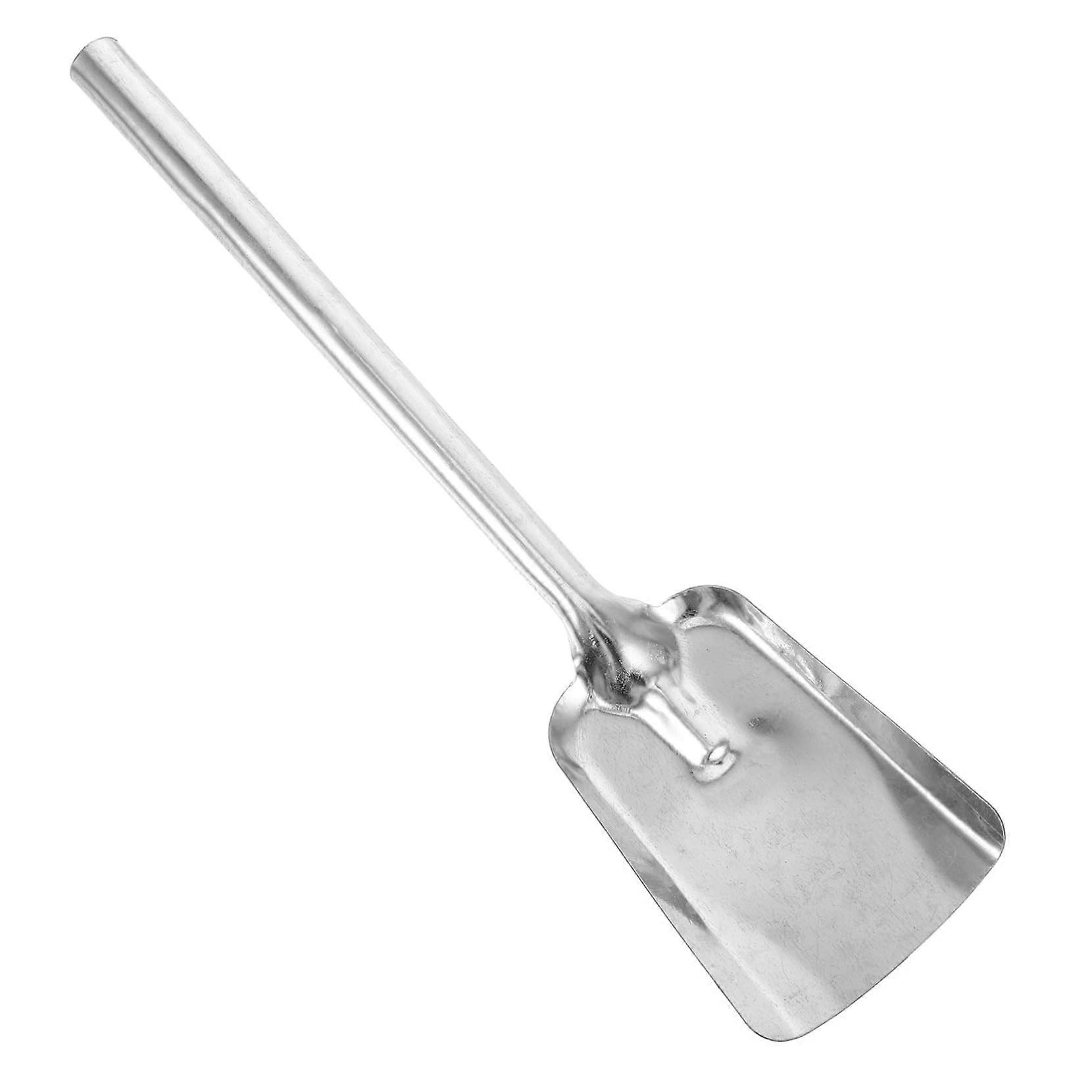 Multifunctional Ash Shovel with Long Handle, Durable Iron Coal Shovel for Stoves, Waterproof and Easy to Clean for Efficient Outdoor Use