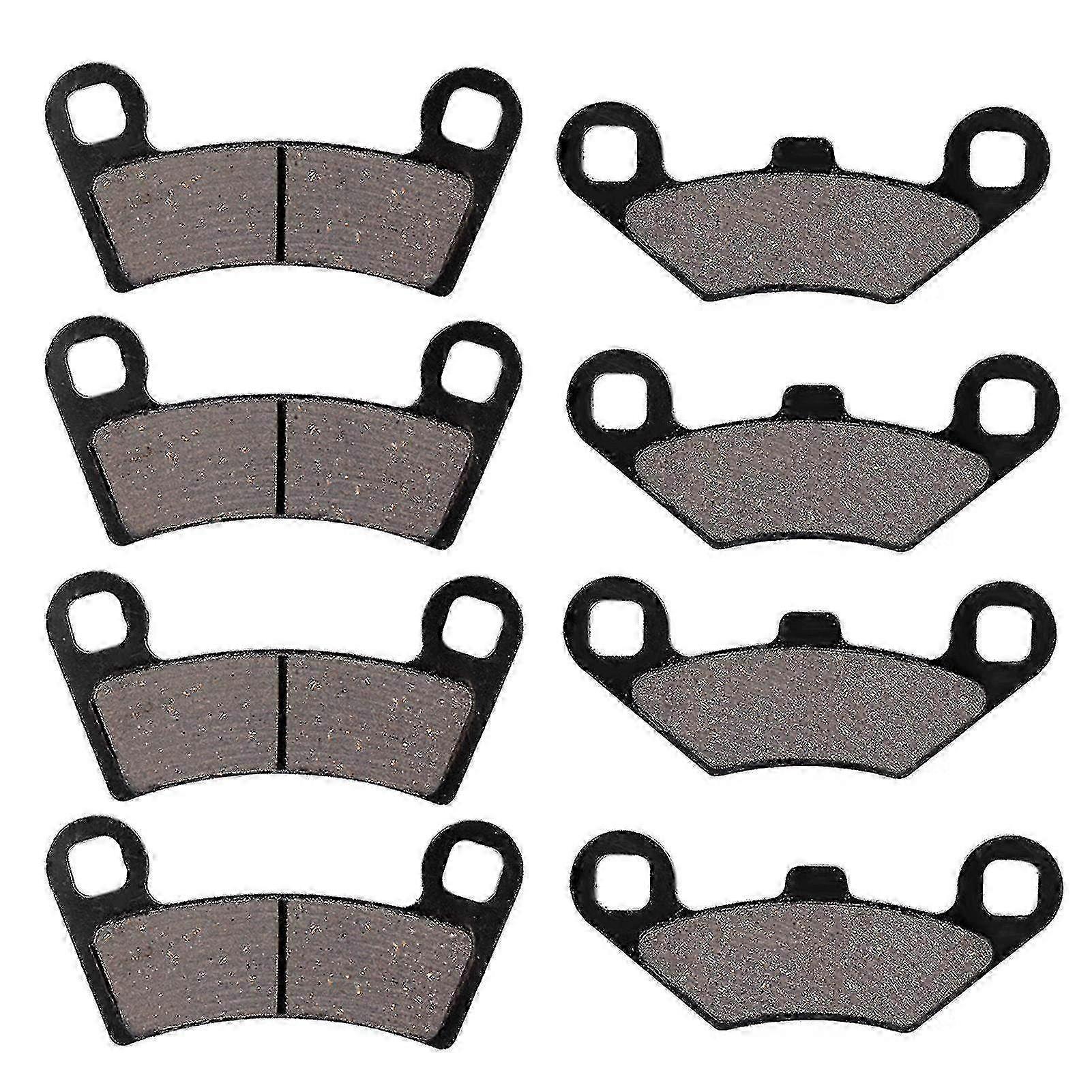 8 Pack Front and Rear Brake Pads for Polaris Razor Rzr 800 570 2008-2015 Model Year