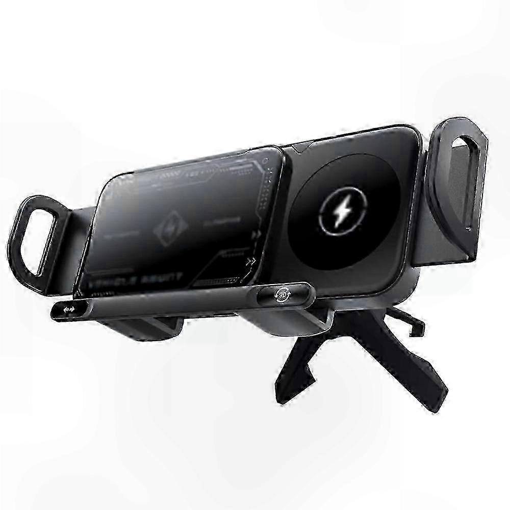 2024 Hochintelligenter Handy- / Pad-Halter, 2 in 1 automatisch rotierender Telefonhalter