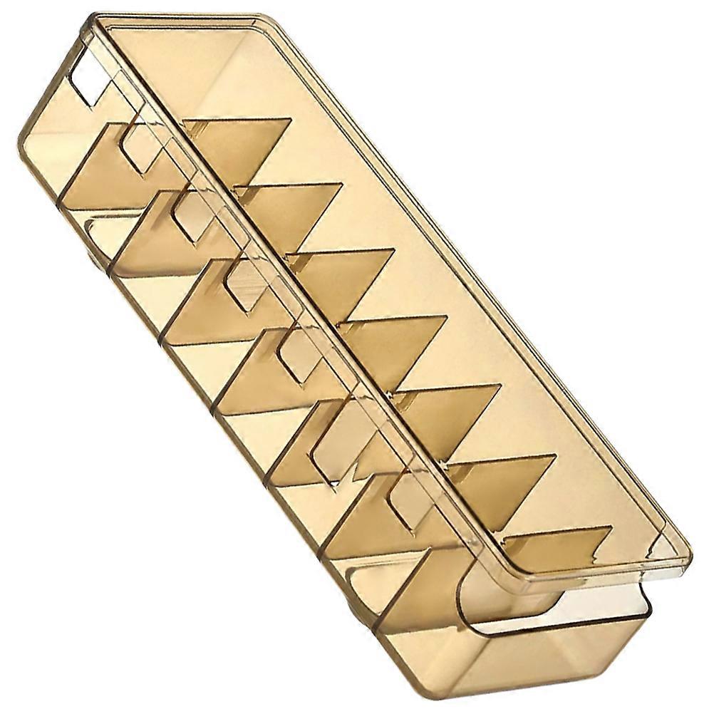 Golden Cable Management Box for Storage Use Made of Material with 8 Slots
