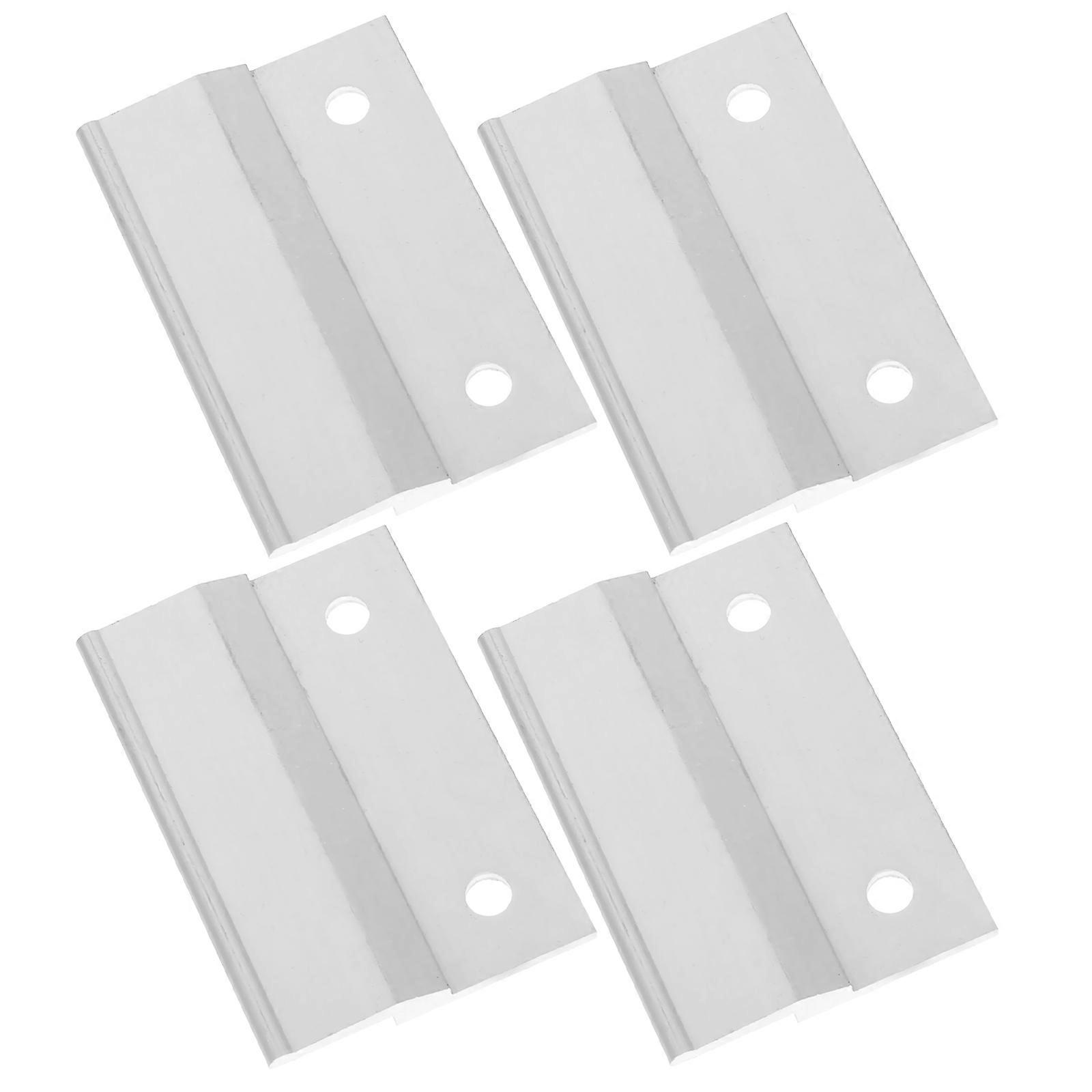 4pcs Aluminum French Cleat Hangers Heavy Duty Mounting Brackets for Art Frames Mirrors Panels Easy Installation Durable Support