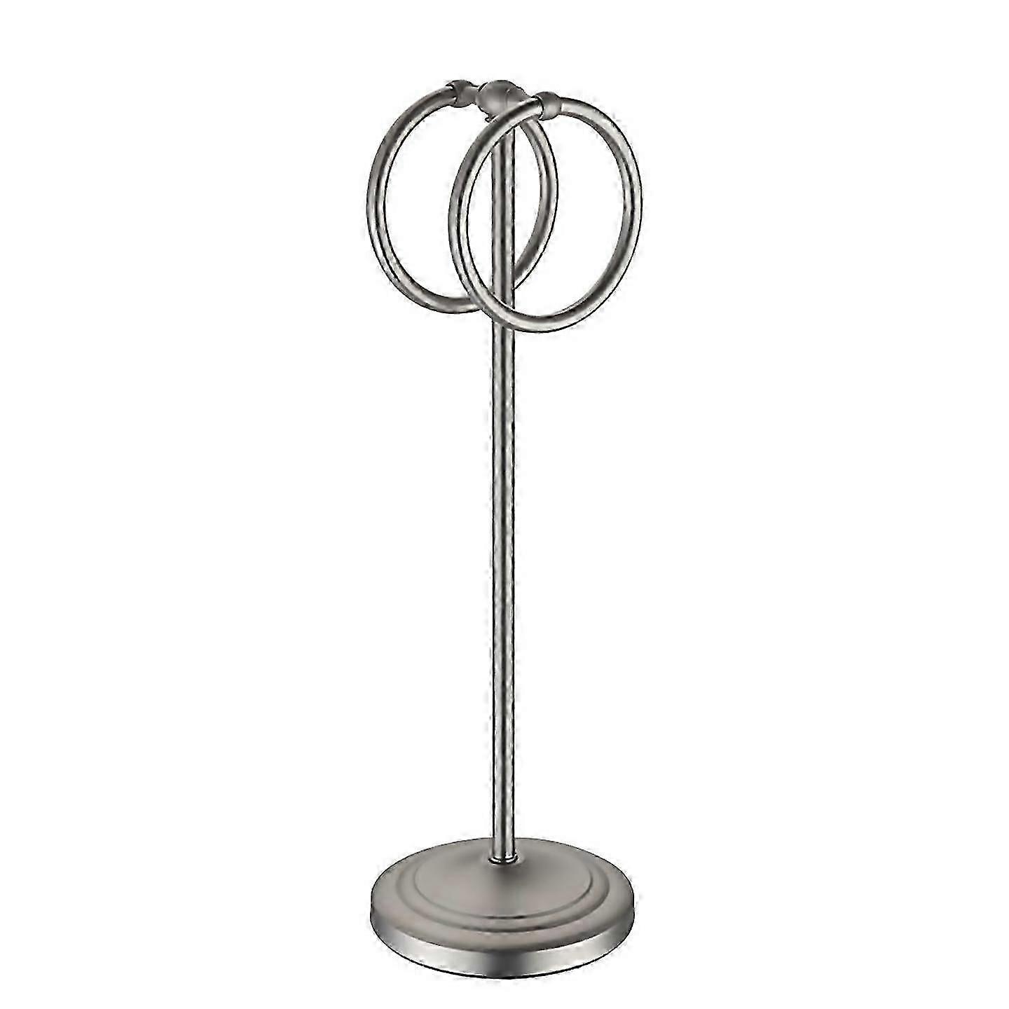 Floortoceiling Towel Rack Vertical Towel Ring Doublering