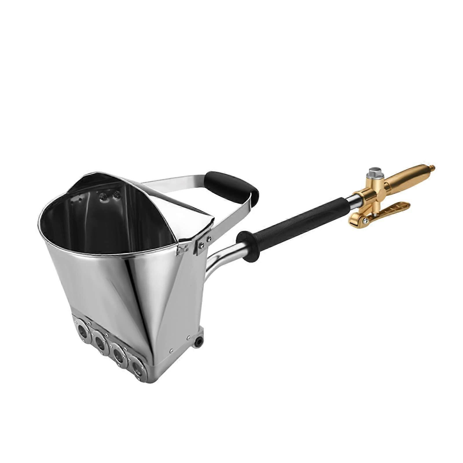 Cement Sprayer for DIY Projects, Mortar Spray Gun for Walls and Ceilings, Plaster Application Tool with Funnel and Lid