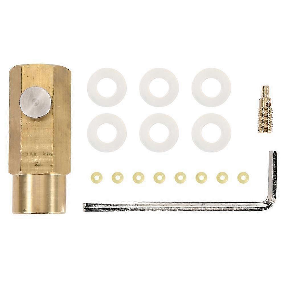 CO2 Refill Hose Adapter Kit Compatible with SodaStream Tanks CGA320 Valve Connection