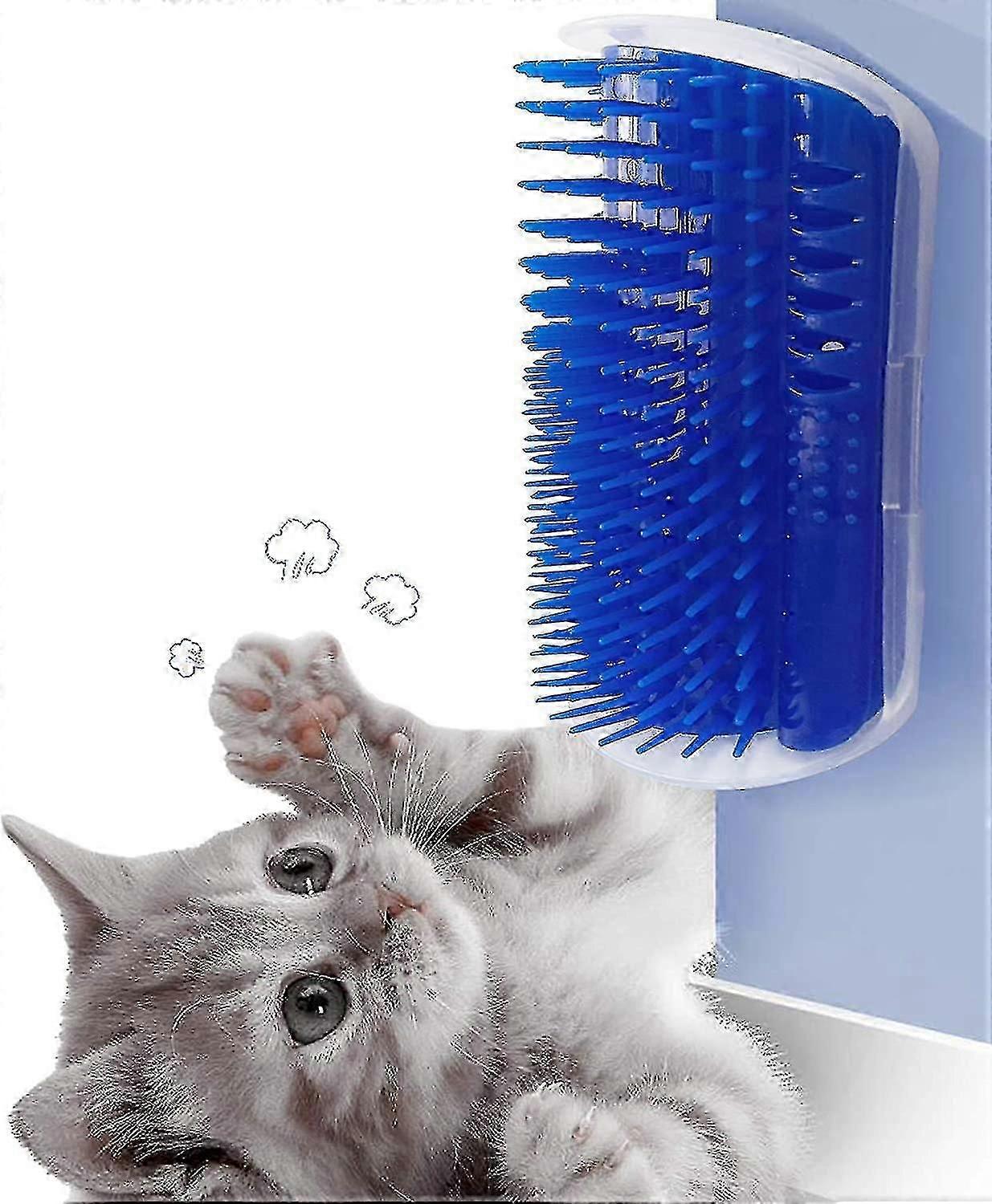 Cat Self Groomer, 2 Pack Cat Grooming Brush, Cat Face Scratcher-YuJia