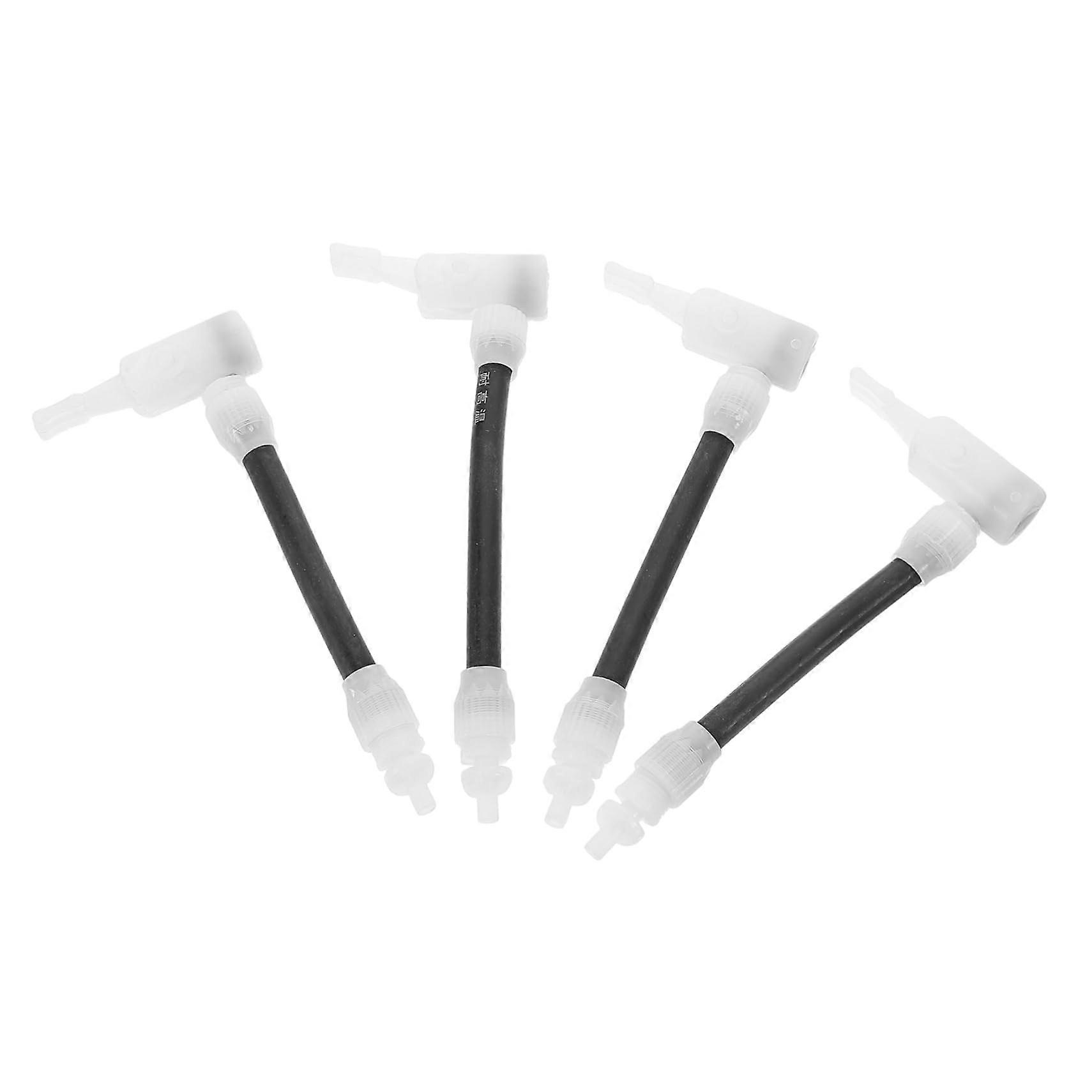 4-Piece Versatile Air Pump Adapters for Bicycle and Car Tires, Durable Valve Adapters for Various Applications