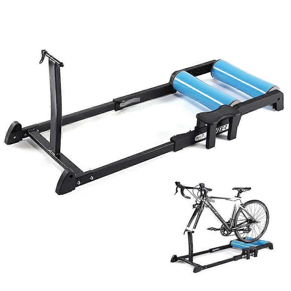 Bicycle Trainer Indoor Foldable Bike Trainer For Mountain And Road Bikes Gym And Club Use Adjustable Resistance