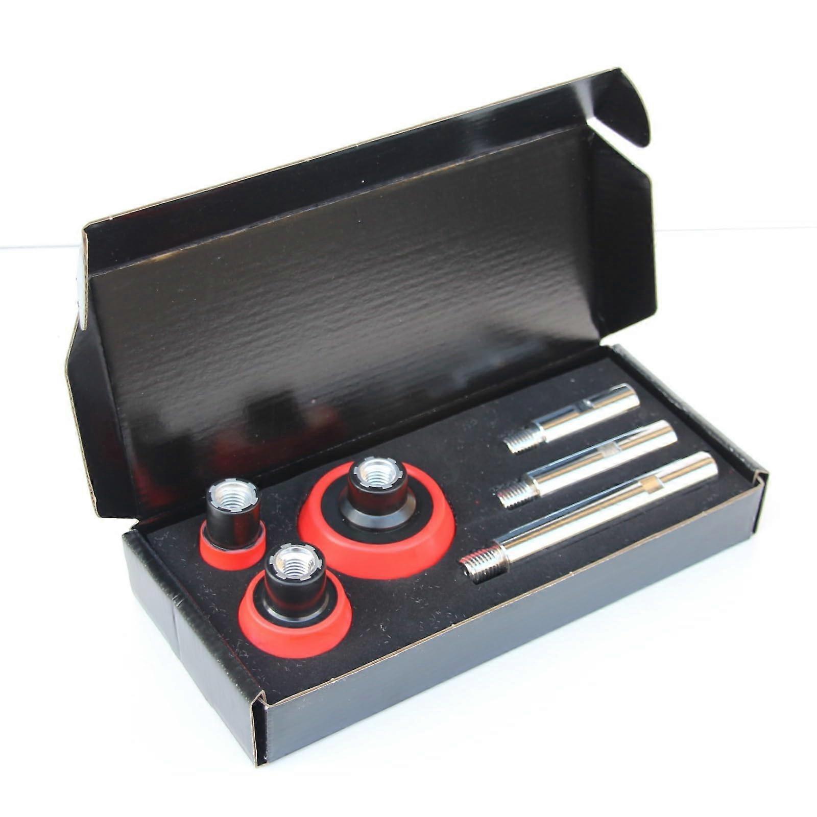 M14 Threaded Shaft Extension with Interchangeable Adapter for Enhanced Stability in Metal and Woodworking Projects