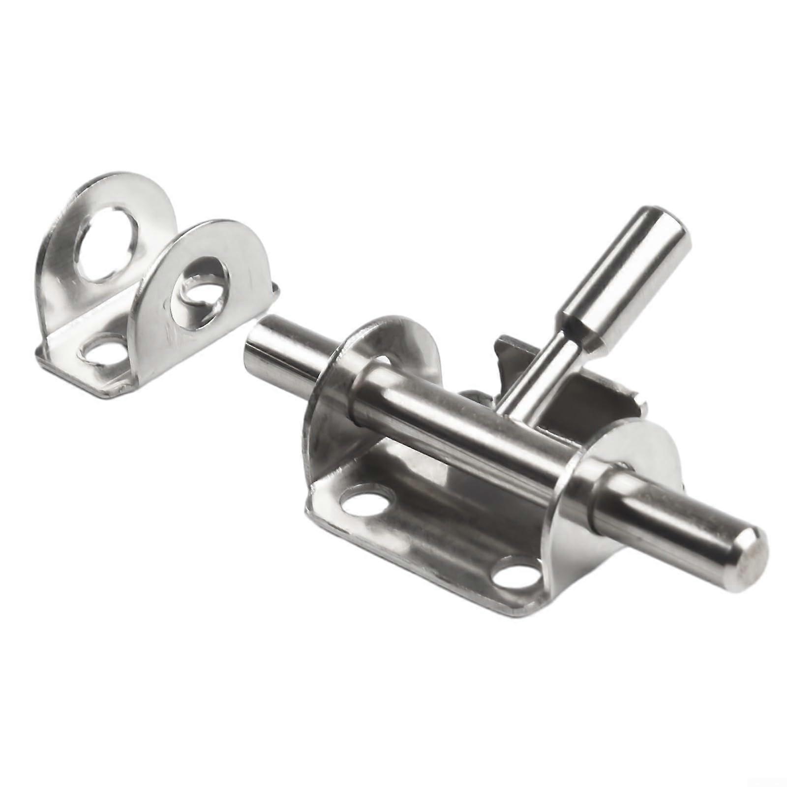 Sturdy stainless steel bolt latch with sliding bolt for reliable security in various applications
