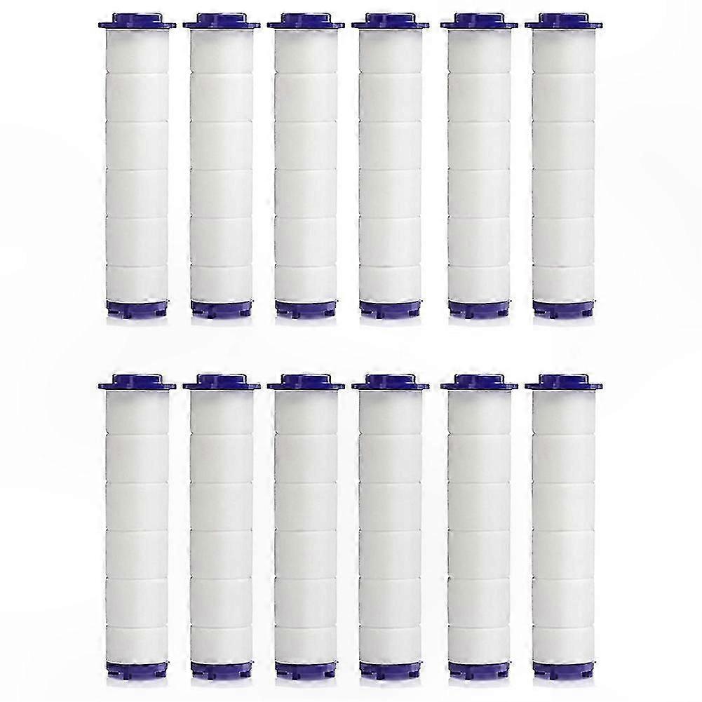 12-Pack High-Pressure Shower Filters for Turbo Fan Handheld Shower Heads