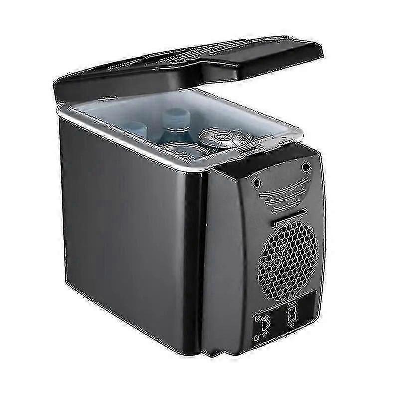6 Liter Car Mini Refrigerator Lightweight Dual-use Insulated Cooler Box Container Semiconductor Car Refrigerator Ice Box Hr