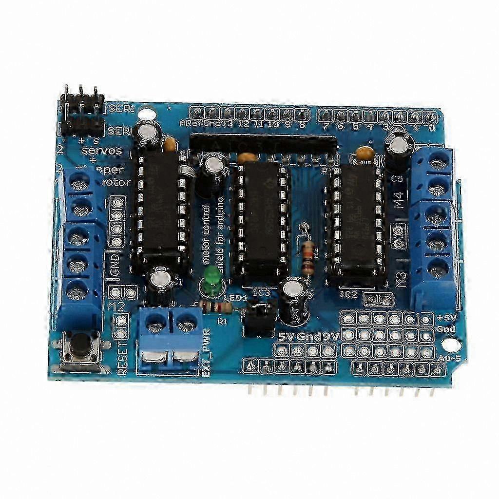 Motor Expansion Board with Push Button for Robotics Projects hwy