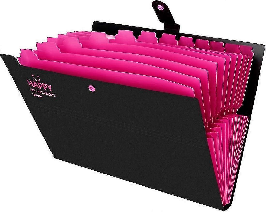 2025 New Compartment folder A4, document folder A4 expandable portable file folder A4 compartment folder A4