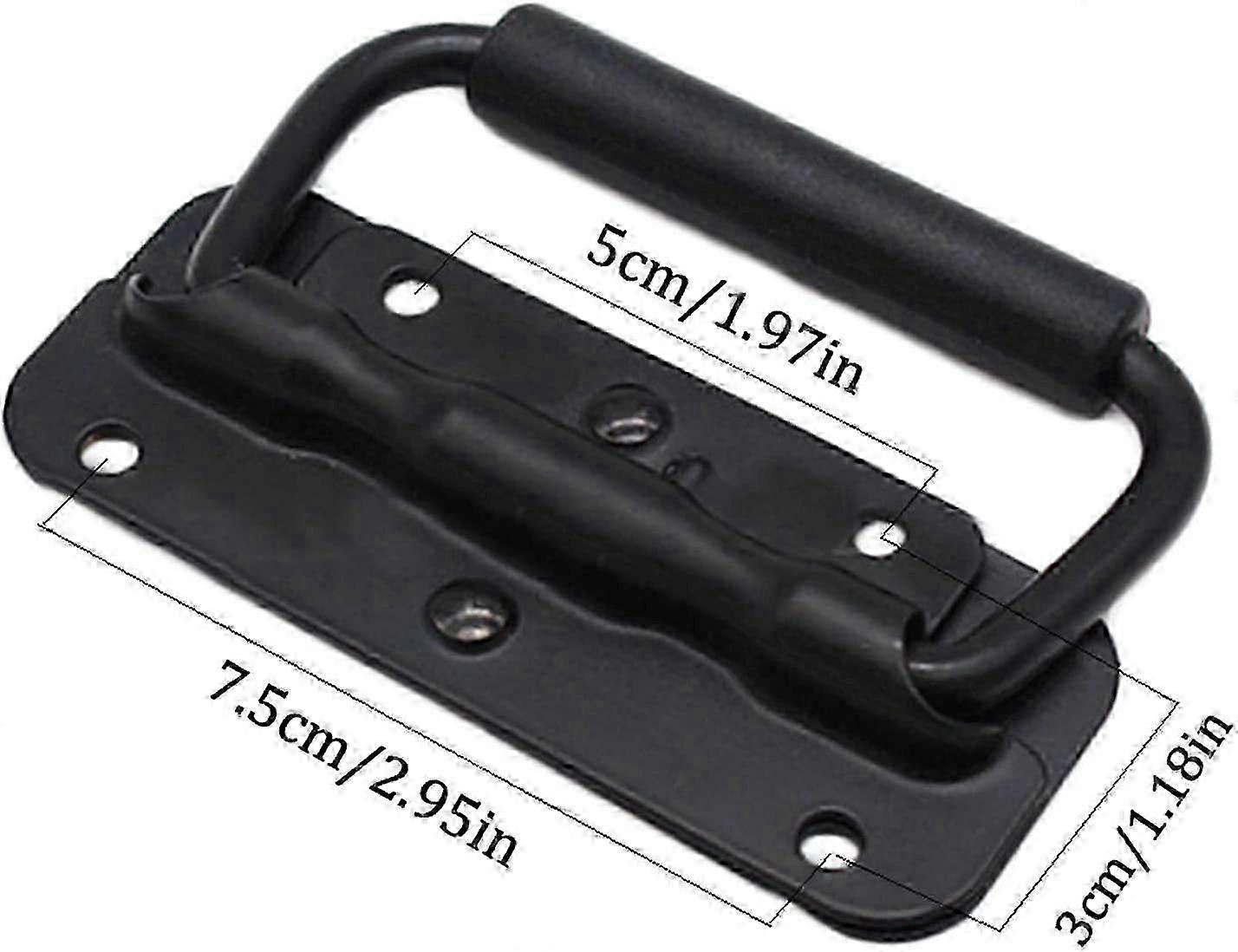 Stainless Steel Pull Handles Box Handle Lifting Tool Box Spring Folding Handle Stainless Steel