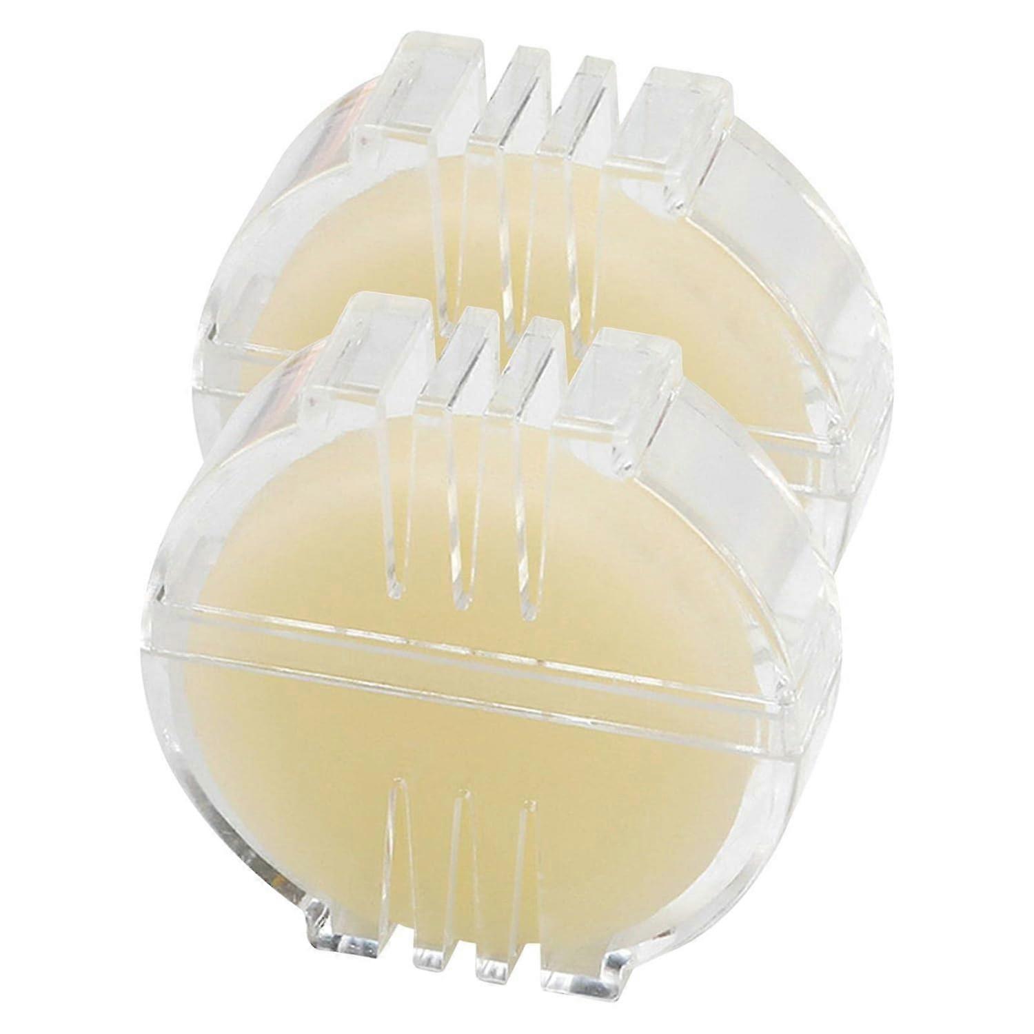 Beeswax Thread Conditioner Sourcing Map, Thread Wax Block With Plastic Box, 2 Pcs, White, Quilting Sewing Embroidery