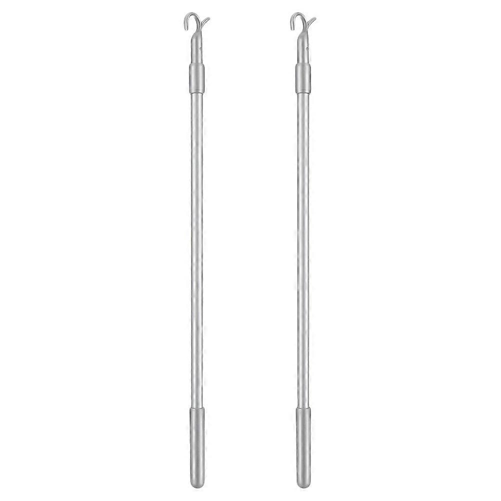 Adjustable Aluminum Alloy Telescopic Curtain Rods for Easy Window Control – Space Saving Design, Smooth Operation