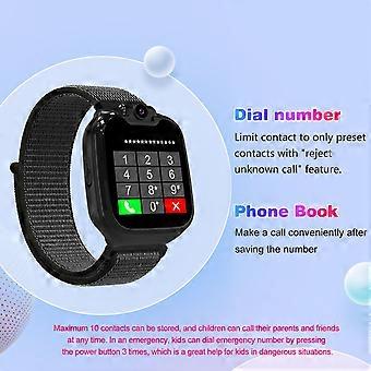 G9 2G Kids Smart Phone Watch Children Smartwatch Alarm Clock 16 Puzzle Games Camera Music Video Player Torch Calculator with Nylon Strap Girls Boys To