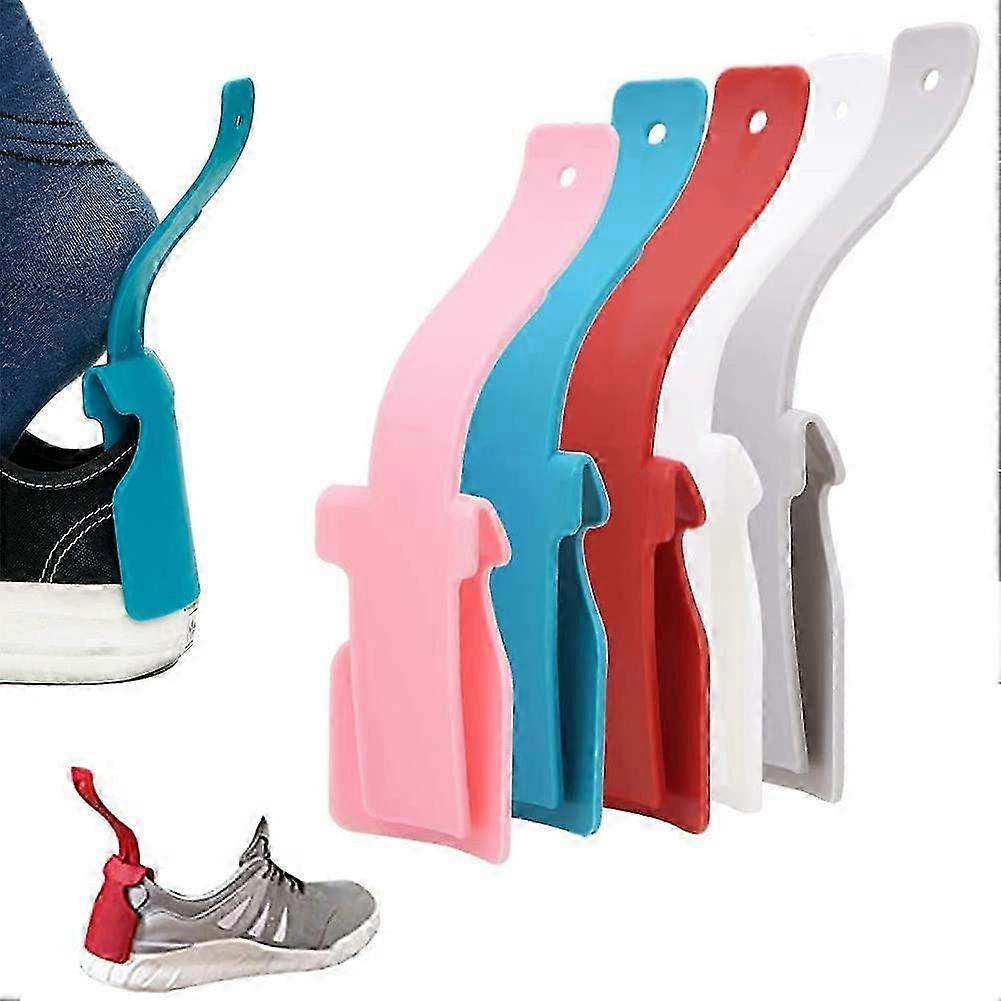 Lazy Shoe Helper Portable Shoe Lifting Helper Handled Plastic Shoeh...
