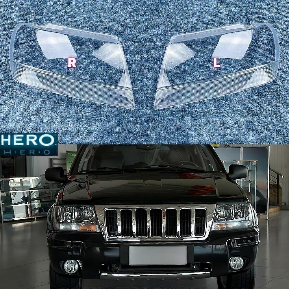 Fantastic For Jeep Grand Cherokee 1999 2000 2001 2002 2003 2004 2005 Lampshade Headlamp Cover Lamp Shell Mask Headlight Shade Plexiglass