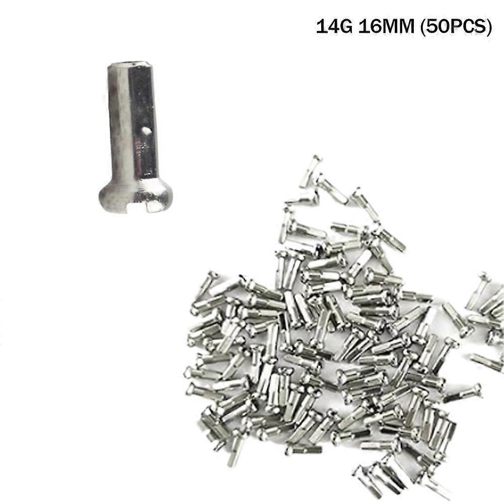 Copper Spoke Nuts for Mountain & Road Bikes, High-Quality Anti-Oxidation, Lightweight Design | 50PCS