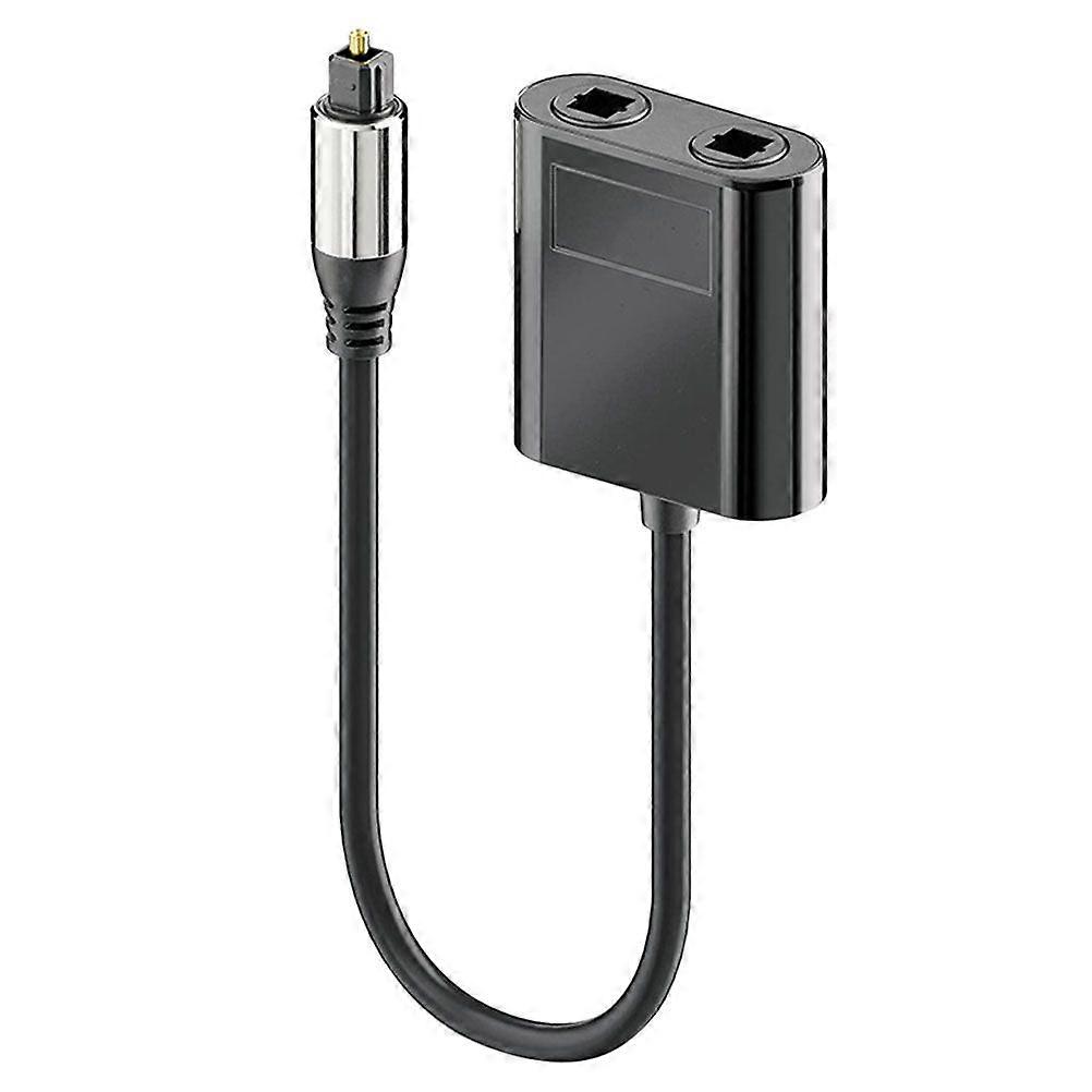 Audio Splitter Optical Splitter Convenient Audio Splitter Connector 1-in-2 Out Optical Fiber Splitter