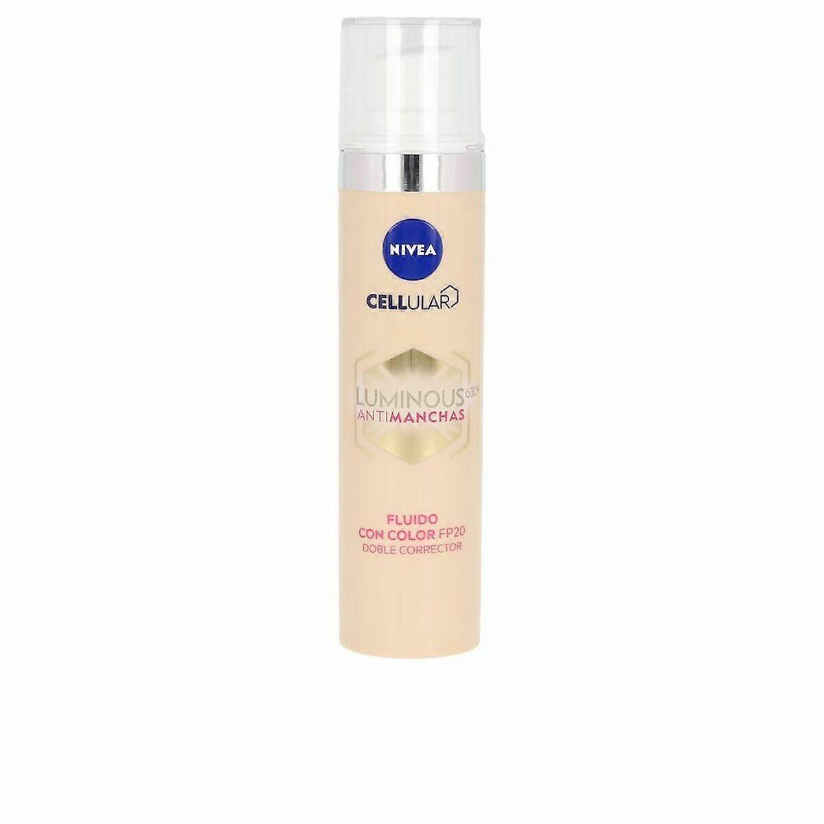 Hydrating Cream with Colour Nivea Luminous Antimanchas Spf 20 40 ml