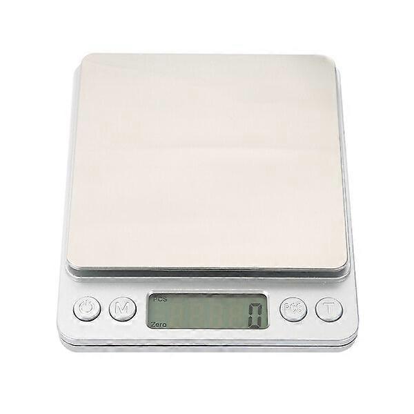 Mini kitchen scale, 1kg/0.1g, etc., blue backlight display with small error