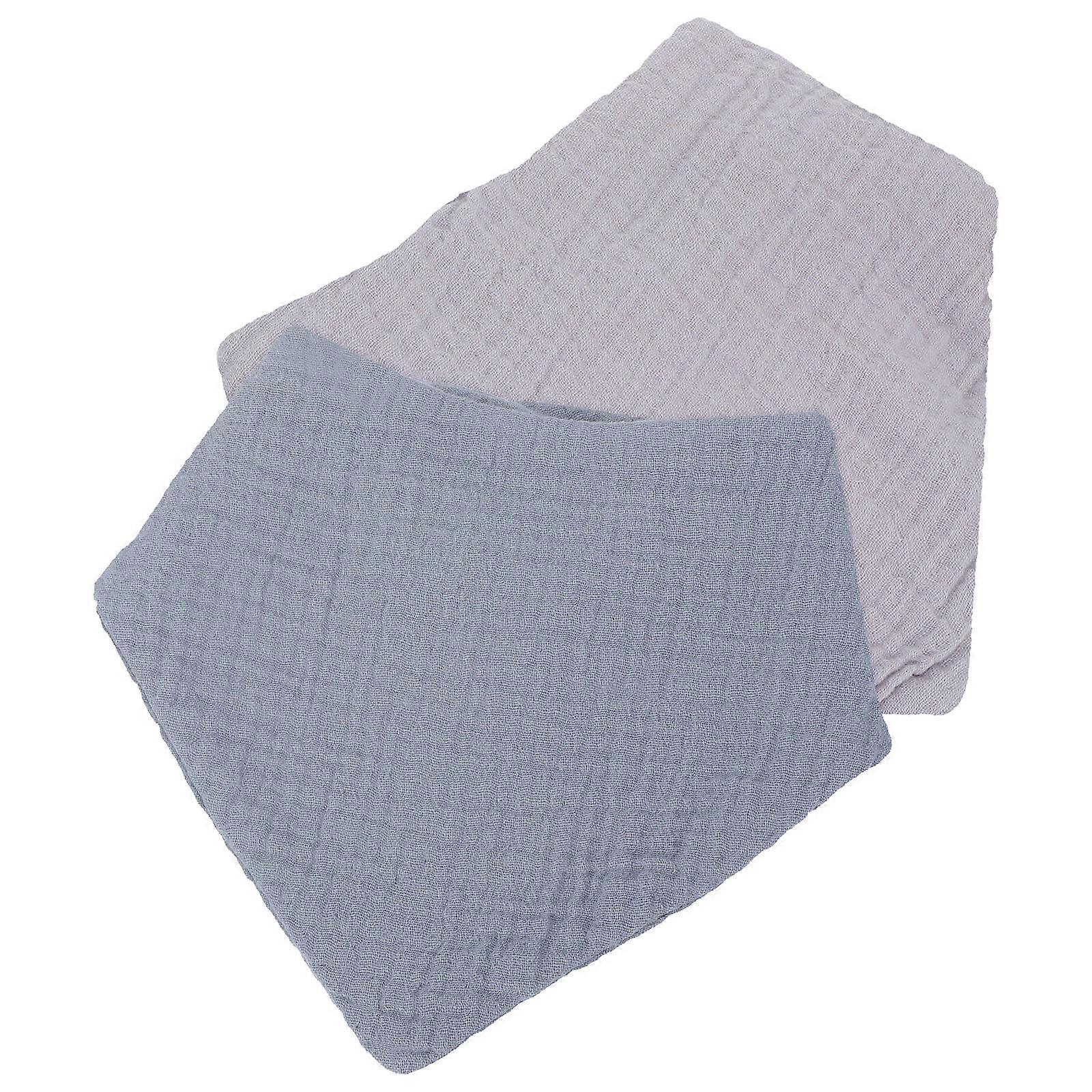 Baby Bandana Dribble Bibs Prevent Saliva Splashing Newborns Pure Cotton 2Pcs