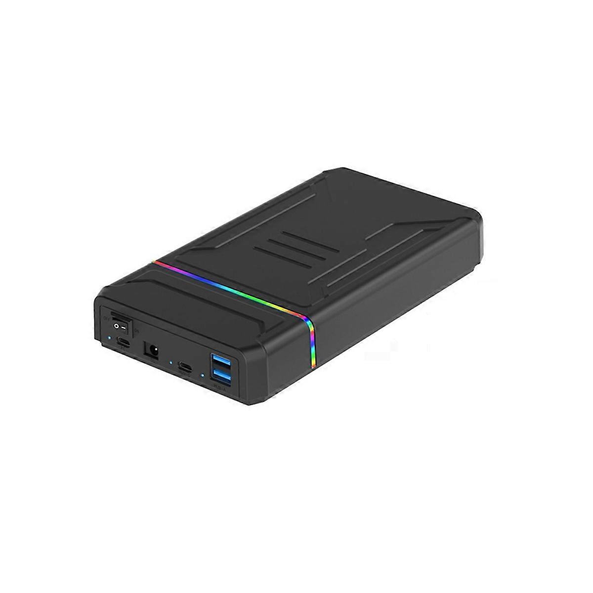 2.5/3.5 Inch HDD M.2 NVME SSD Case Dual Disk Case Portable USB 3.0 Hard Drive Enclosure External Hard Disk Box EU Plug
