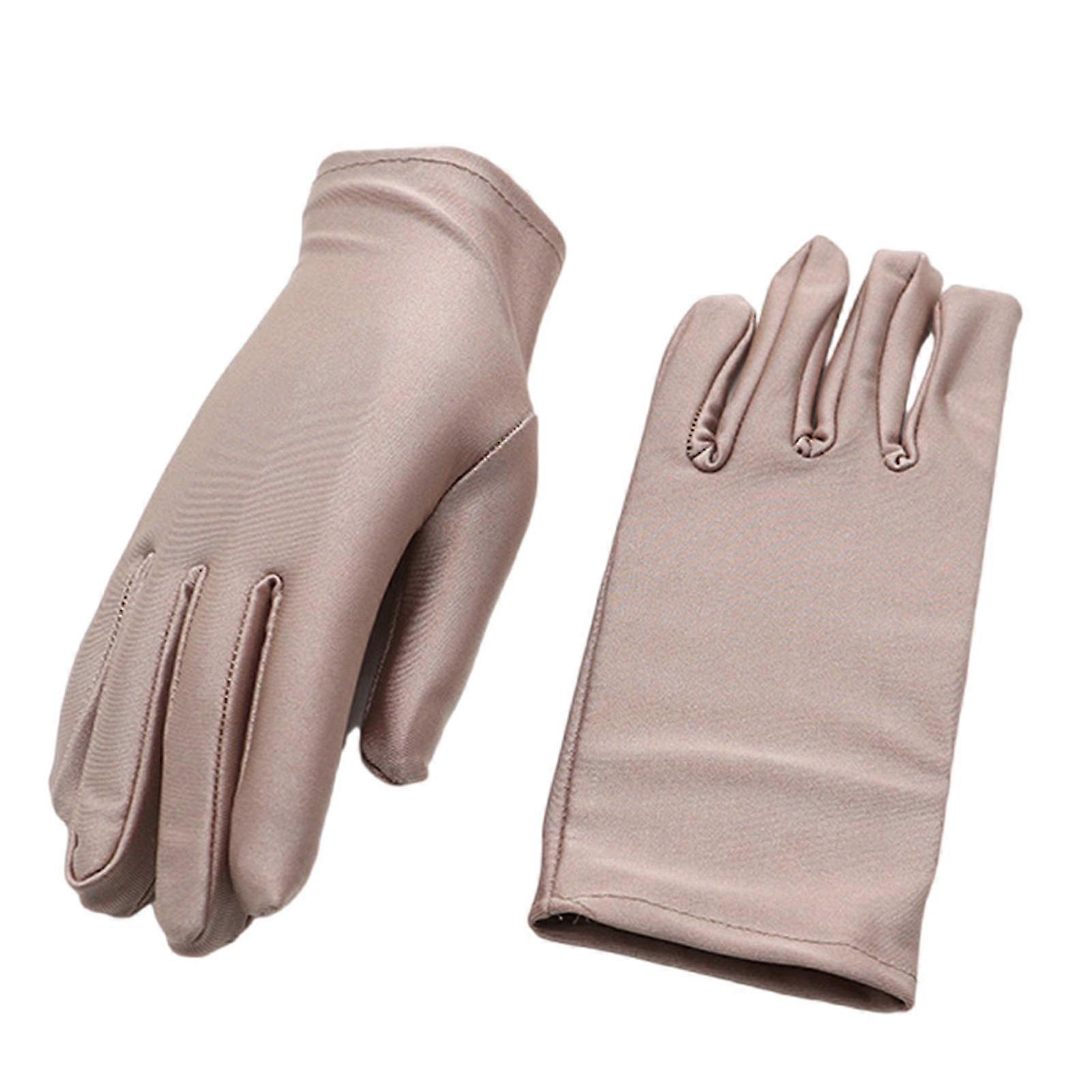 2pack Soft Touches Spandex Mittens Hand Protecting Gloves Daily Use Gloves For Climbing, Running, And Everyday Activity Date Red