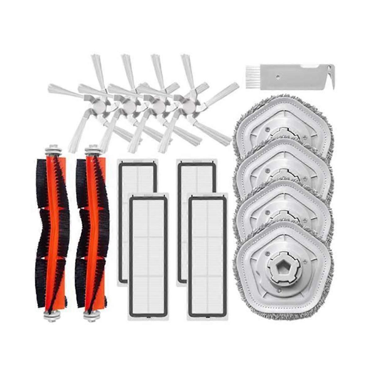 For Bot W10 W10 Pro Self-Cleaning Robot Vacuum Main Brush Side Brush HEPA Filter Mop Pads