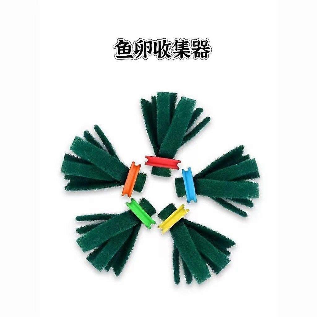 10pcs Fish Spawning Mop: Aquarium Floating Spawning Mop for Fish Egg Collection - Laying Tool Fry Protection for Aquarium and Aquatic Breeding