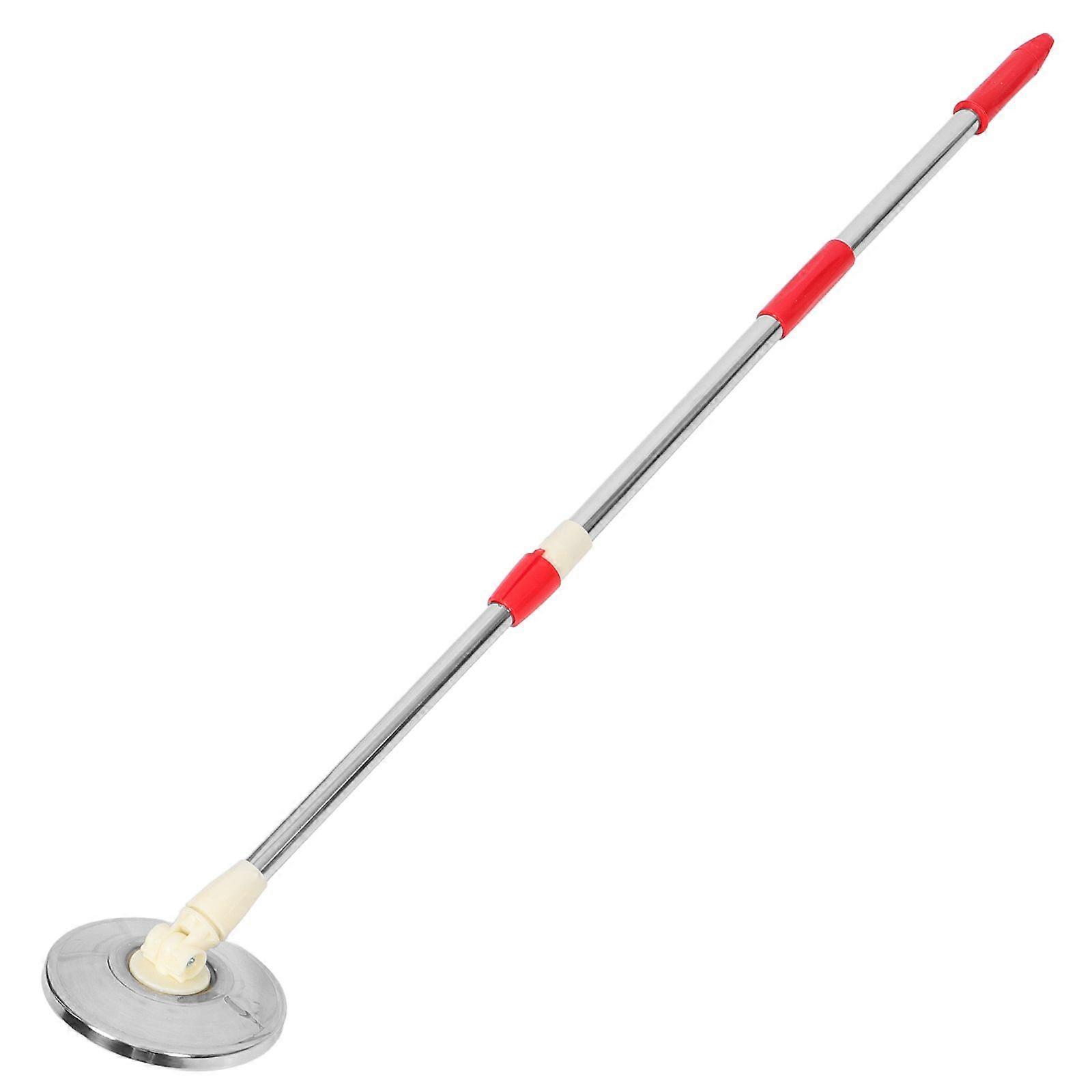 1 Set Replacement Rotating Mop Rod Round Mop Head Detachable Mop Handle