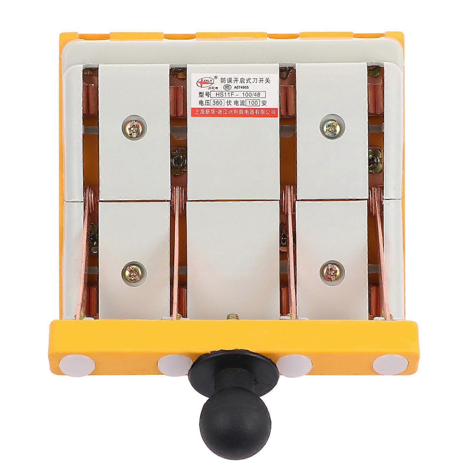 Electric Safety Closing Double Pole Switch for Home Copper
