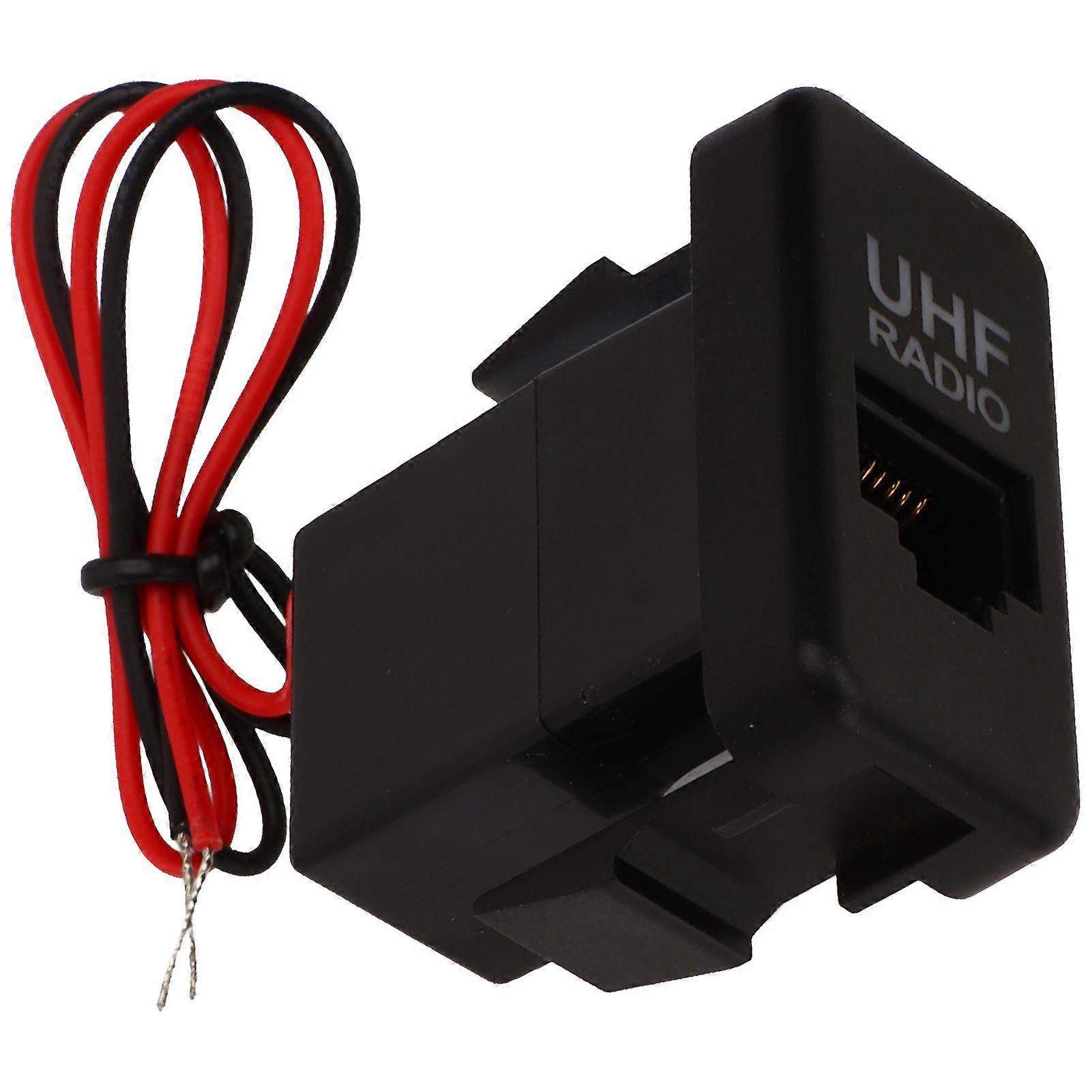 UHF Radio RJ45 Socket Blue LED Pass Though Type Replacement for Tacoma FJ Cruiser 4Runner