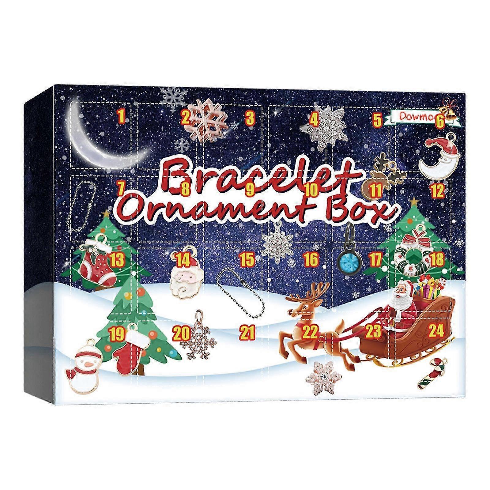 New Year's Advent Calendar DIY Bracelet Box by Dowmoo